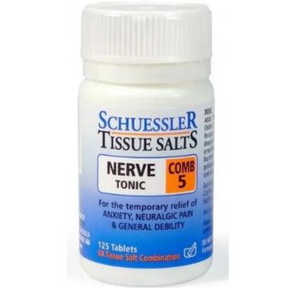 Schuessler Tissue Salts Comb 5 6X 125 Tablets Homeopathic at Village Vitamin Store