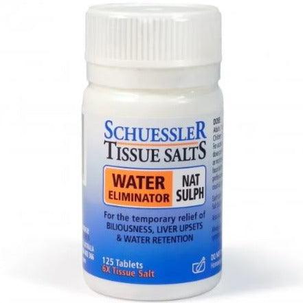 Schuessler Tissue Salts Nat Sulph 6X 125 Tablets Homeopathic at Village Vitamin Store