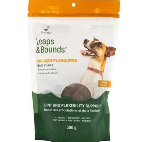 SierraSil Leaps and Bounds Chicken Flavoured Soft Chews for Dogs 300g Pet Supplies at Village Vitamin Store