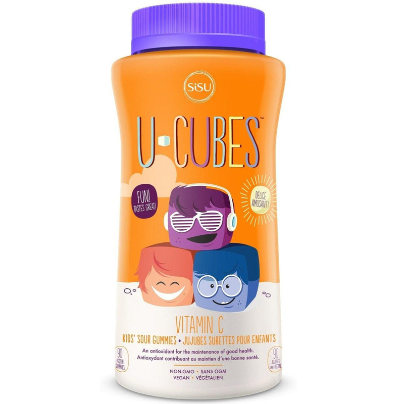 Sisu U-Cubes Vitamin C 90 Gummies Supplements - Kids at Village Vitamin Store