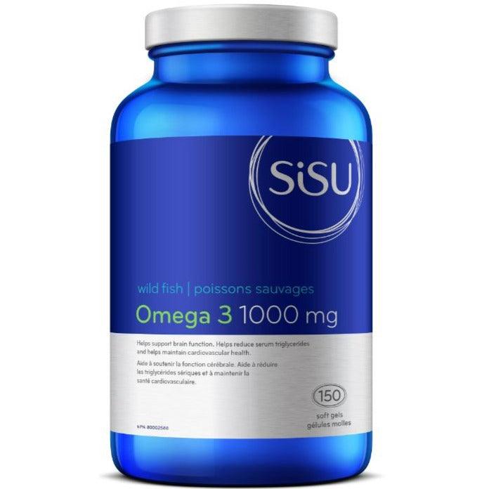 Sisu Omega 3 1000mg 150 Softgels Supplements - EFAs at Village Vitamin Store