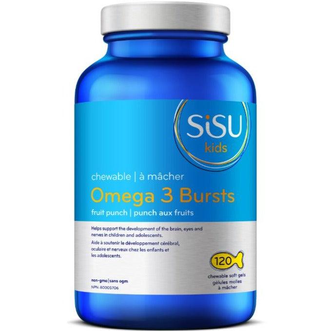 Sisu Kids Omega 3 Bursts 120 Chewable Softgels*Product Expiry Sep'2024* Supplements - Kids at Village Vitamin Store