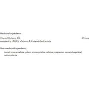 Sisu Vitamin D 1000 IU 400 Tablets Vitamins - Vitamin D at Village Vitamin Store