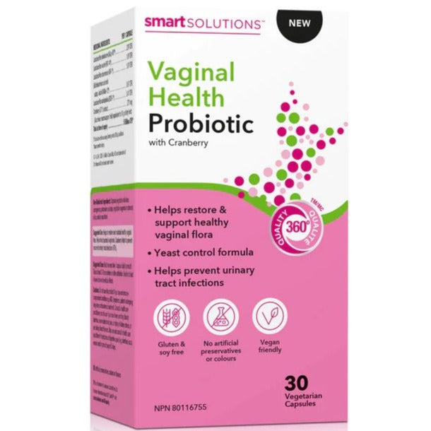 Smart Solutions - Vaginal Health Probiotic, 30 Caps Supplements - Women's Probiotics at Village Vitamin Store