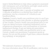 Smart Solutions Menosmart + 120 Veggie Caps Supplements - Hormonal Balance at Village Vitamin Store