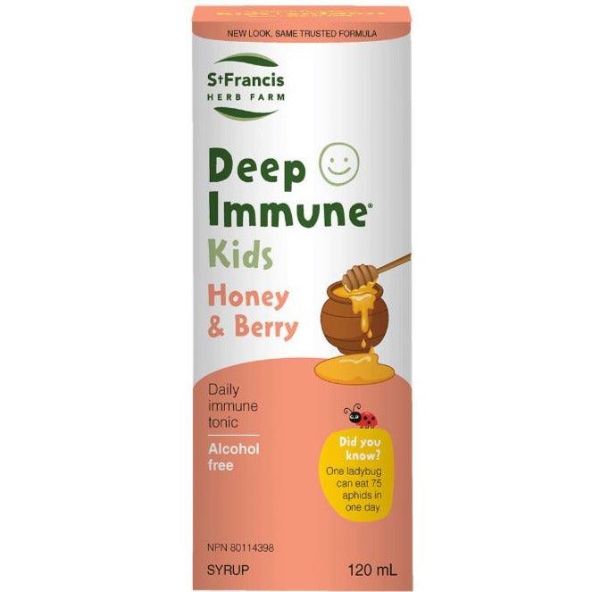 St. Francis Deep Immune For Kids Honey & Berry 120mL Supplements - Kids at Village Vitamin Store