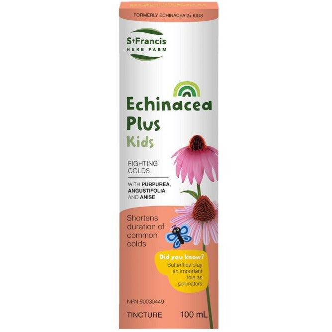 St. Francis Echinacea Kids Cold + Flu 100mL Cough, Cold & Flu at Village Vitamin Store