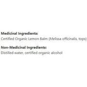 St Francis Lemon Balm 50mL Supplements at Village Vitamin Store