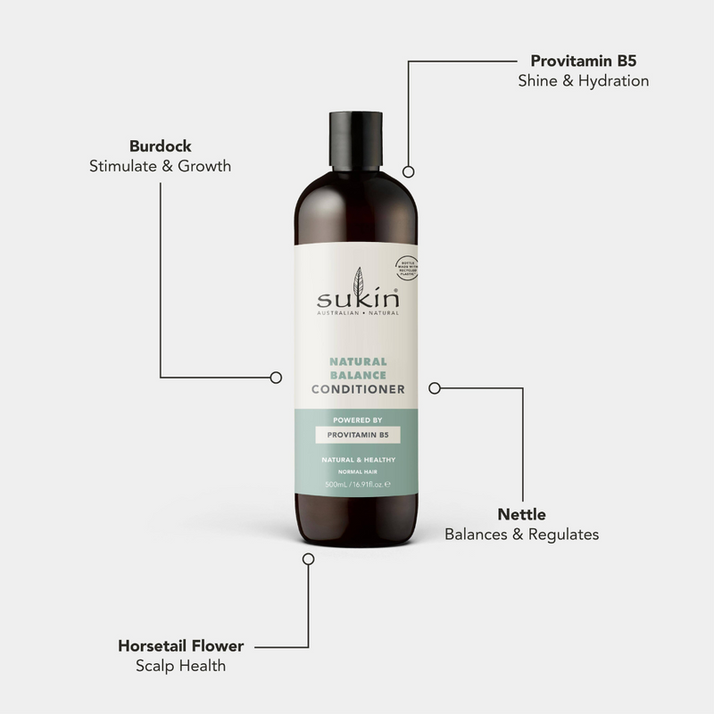 Sukin, Natural Balance Conditioner, Normal Hair - 500 mL