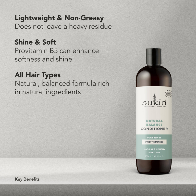 Sukin, Natural Balance Conditioner, Normal Hair - 500 mL