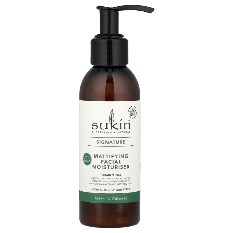 Sukin - Mattifying Facial Moisturizers - Signature For All Skin Types - 125 mL