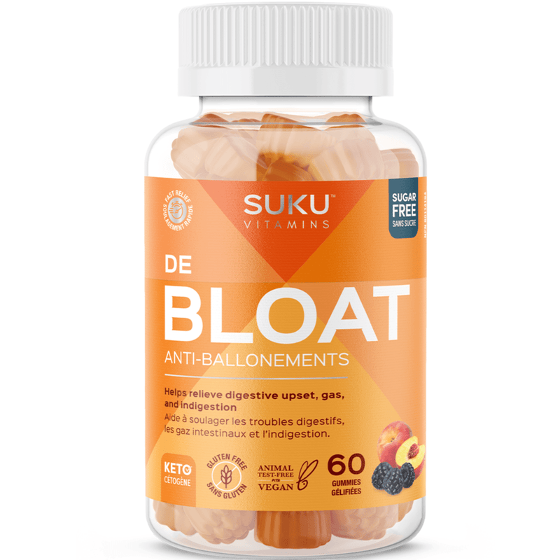 Suku Vitamins De Bloat 60 Gummies Supplements - Digestive Health at Village Vitamin Store