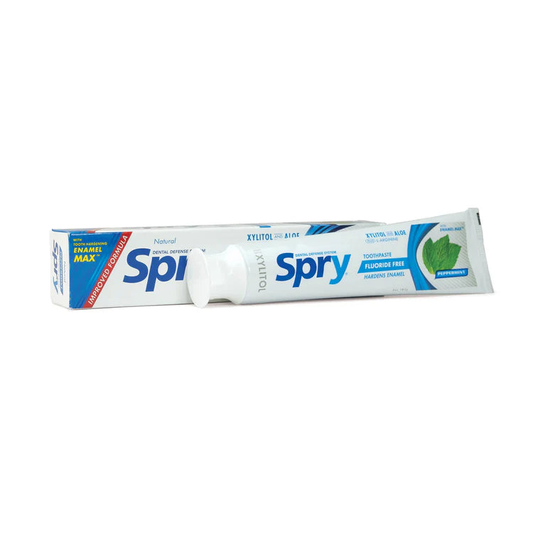 Spry Toothpaste Fluoride Free Peppermint 5 oz (141 g)