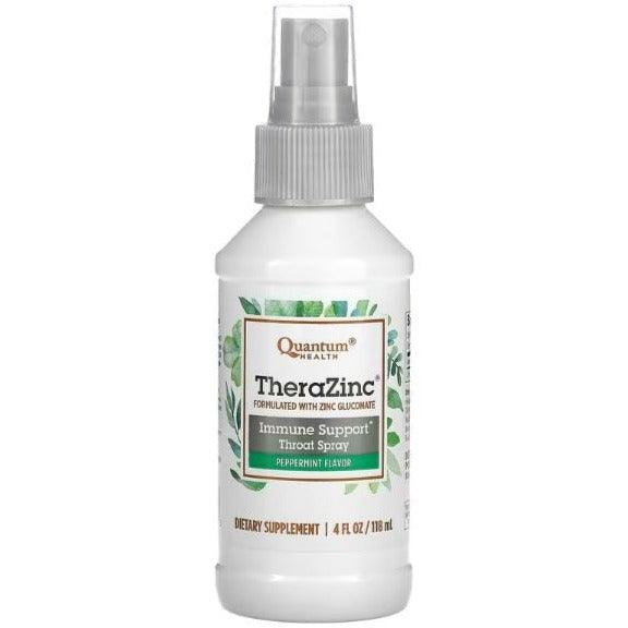 Quantum Health TheraZinc (Throat Spray) Peppermint 118 ml Cough, Cold & Flu at Village Vitamin Store