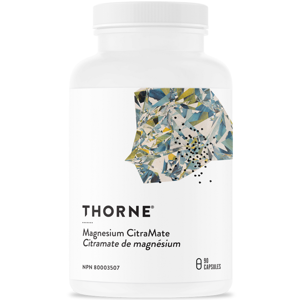 Thorne Magnesium Citramate 90 Veg Capsules Minerals - Magnesium at Village Vitamin Store