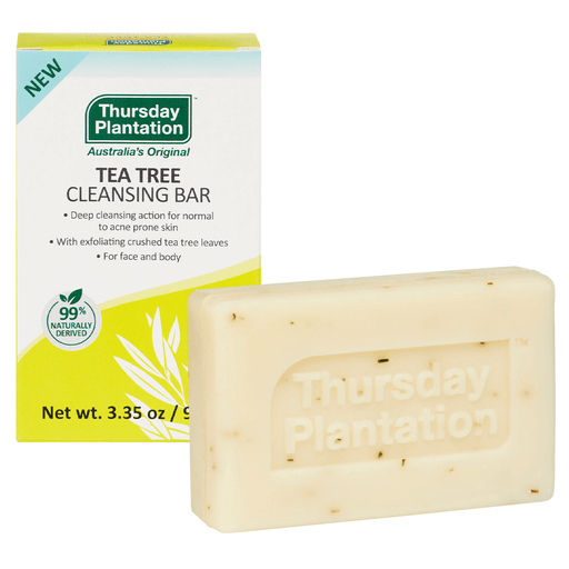 Thursday Plantation Cleansing Bar Tea Tree 95g*Product Expiry October'2024* Soap & Gel at Village Vitamin Store