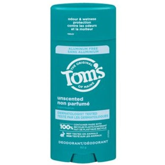 Tom's of Maine unscented Deodorant 92g Deodorant at Village Vitamin Store