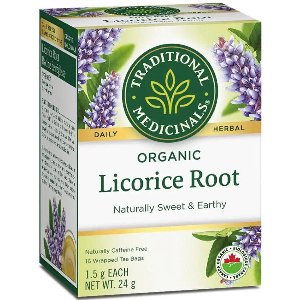 Traditional Medicinals Organic Licorice Root 16 Tea Bags Food Items at Village Vitamin Store