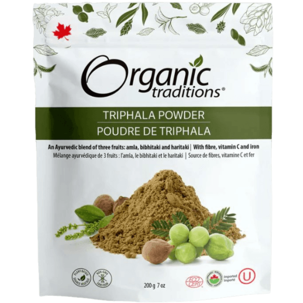 Organic Traditions Organic Triphala Powder 200g Food Items at Village Vitamin Store