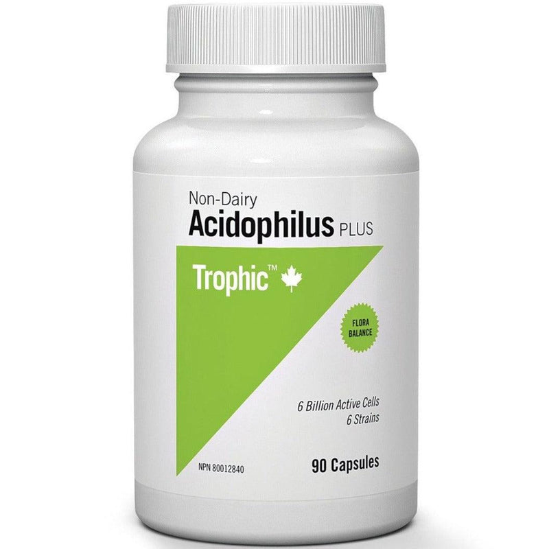 Trophic Acidophilus Plus 6 Billion Non Dairy 90 Caps Supplements - Probiotics at Village Vitamin Store