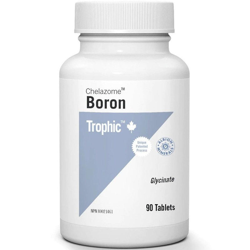 Trophic Boron Chelazome 90 Tablets Minerals at Village Vitamin Store