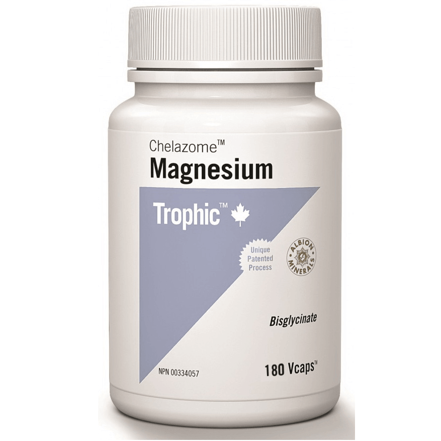 Trophic Magnesium Chelazome 100mg 180 Veggie Caps Minerals - Magnesium at Village Vitamin Store