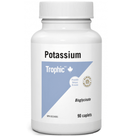Trophic Potassium 99mg 90 Caplets Minerals at Village Vitamin Store
