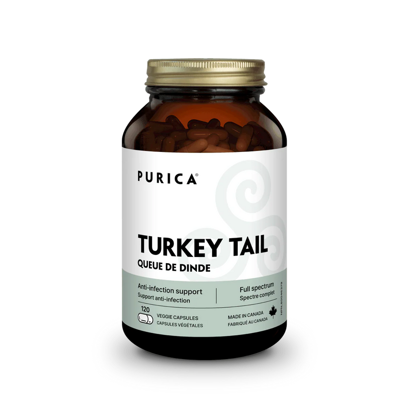 Purica Turkey Tail 120 Vegan Caps