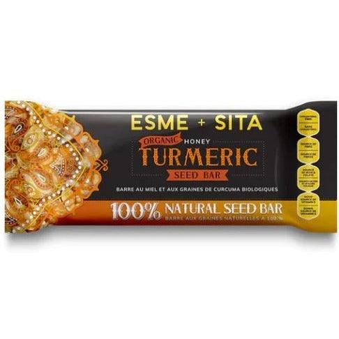 ESMEandSITA Organic Honey Turmeric Seed Bar 40g Food Items at Village Vitamin Store