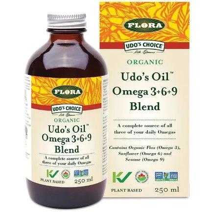 Flora Organic, Udo's Choice, Udo's Oil 3-6-9 Blend 250ML Supplements - EFAs at Village Vitamin Store