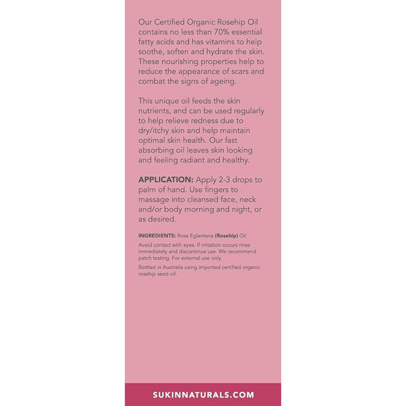 Sukin Rose Hip Oil, 25 mL