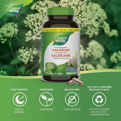 Nature's Way Valerian Root 180 Capsules