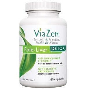ViaZen Liver Detox 60 capsules Supplements - Liver Care at Village Vitamin Store