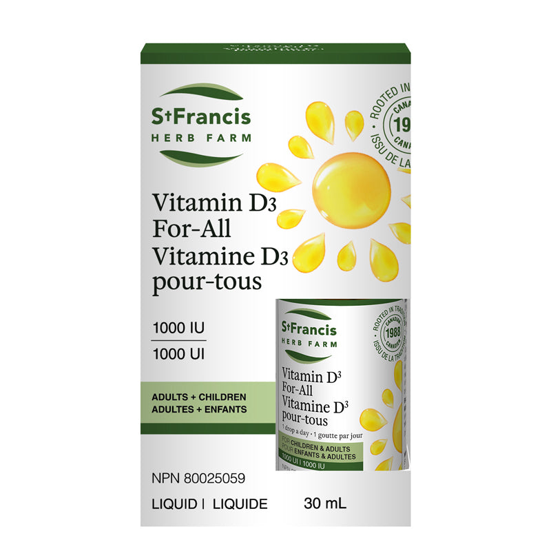 St. Francis Vitamin D3-For-All 1000IU 30ml