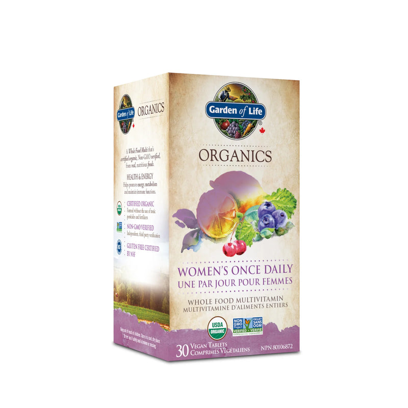 Garden Of Life Mykind Organics Women's Once Daily Multivitamins 30 Veggie Tabs