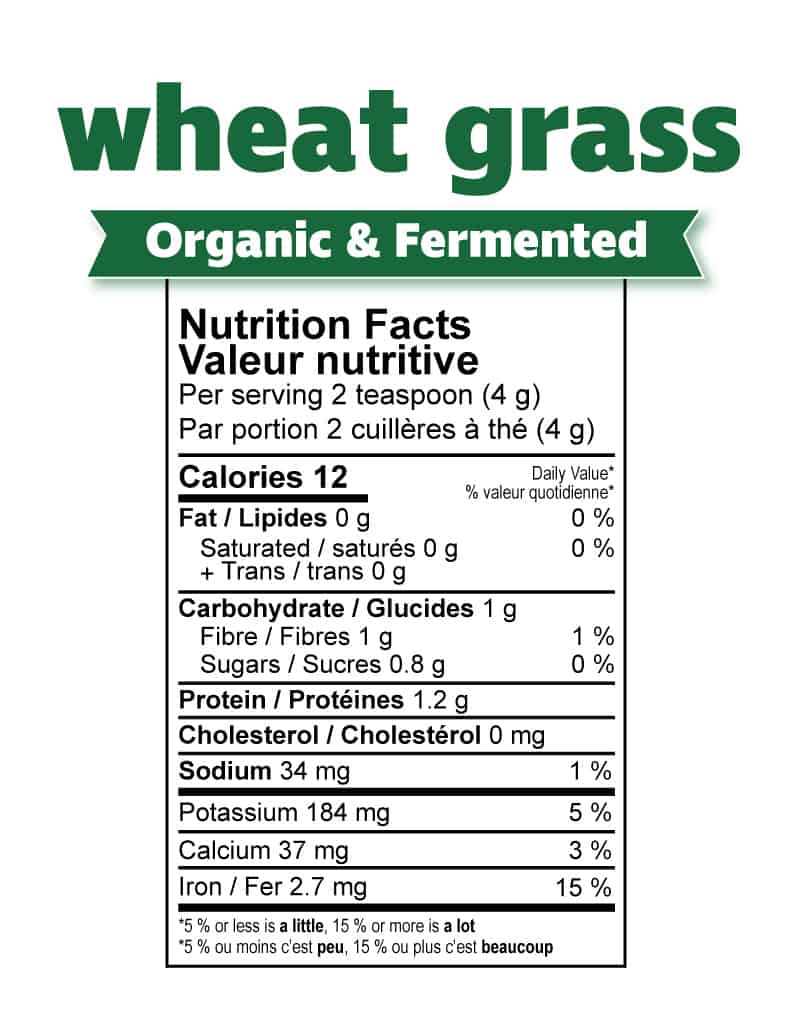 Prairie Naturals Superfood Organic Wheat Grass 150g Powder