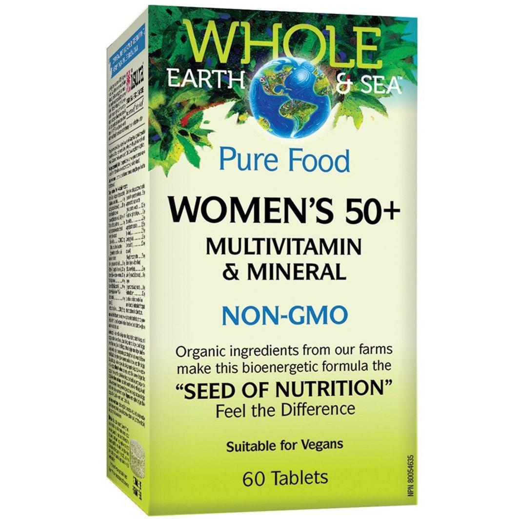 Whole Earth & Sea Women's 50+ Multivitamin & Minerals 60 Tabs Vitamins - Multivitamins at Village Vitamin Store