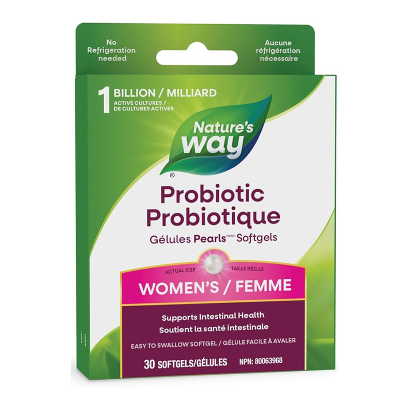Nature's Way Pearls™ Women's Probiotic | 1 Billion Active Cultures 30 Softgels