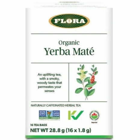 Flora Yerba Mate Tea 16 Tea Bags Tea at Village Vitamin Store