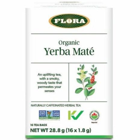 Flora Yerba Mate Tea 16 Tea Bags Food Items at Village Vitamin Store