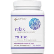 YouTheory Relax Magnesium Powder Berry 126g Minerals - Magnesium at Village Vitamin Store