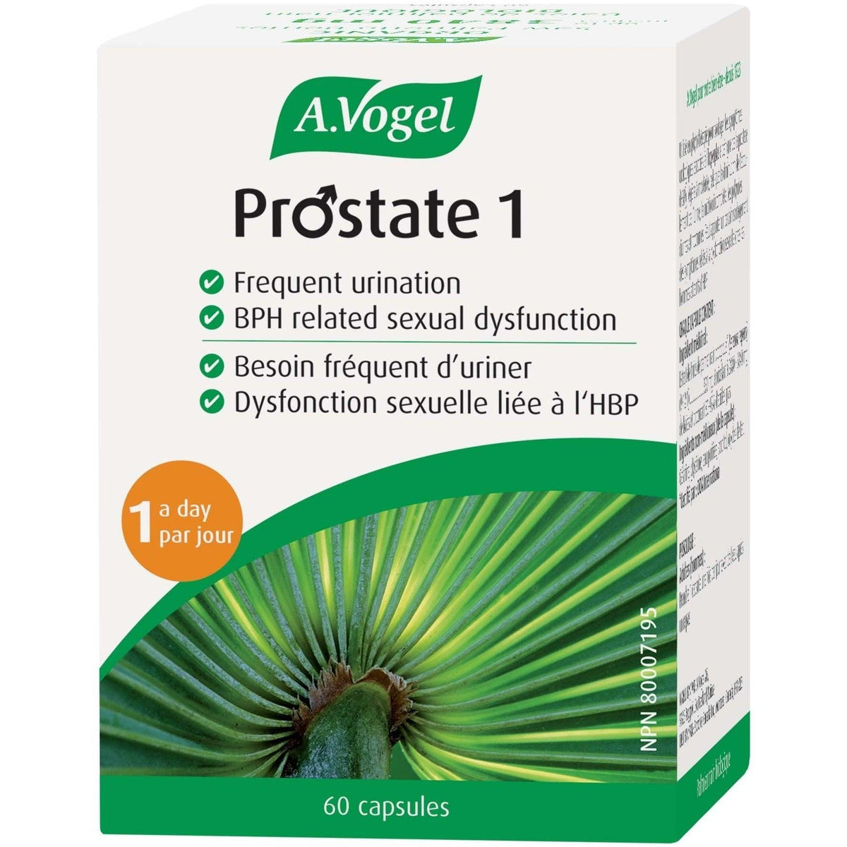 A. Vogel Prostate 1 60 Capsules Supplements - Prostate at Village Vitamin Store