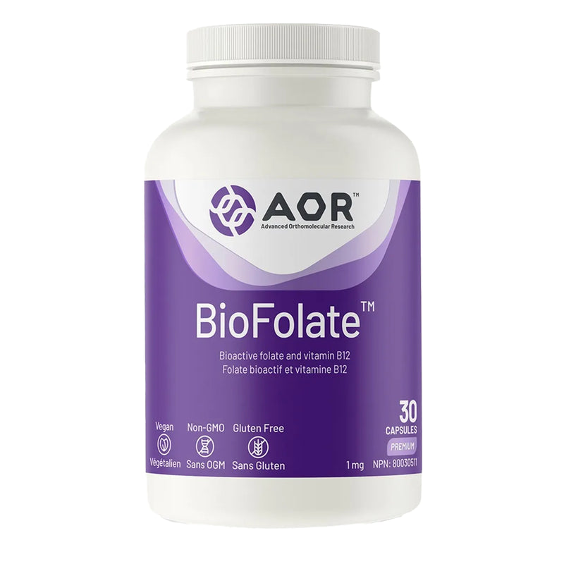 AOR Biofolate 1mg 30 Veggie Caps