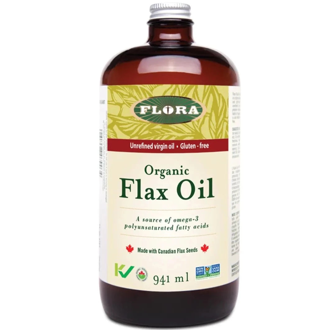 Flora Flax Oil 941ML Supplements - EFAs at Village Vitamin Store