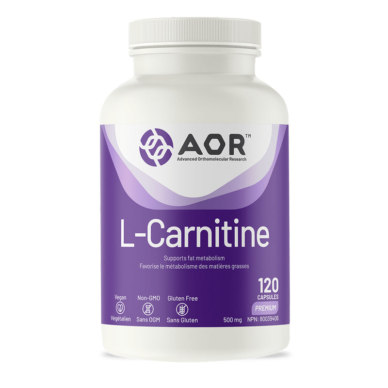 AOR L-Carnitine 500mg 120 Veggie Caps