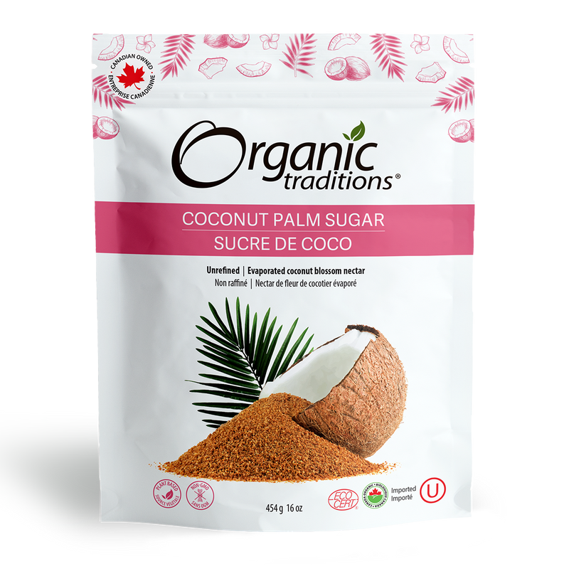 Organic Traditions Coconut Palm Sugar 454G