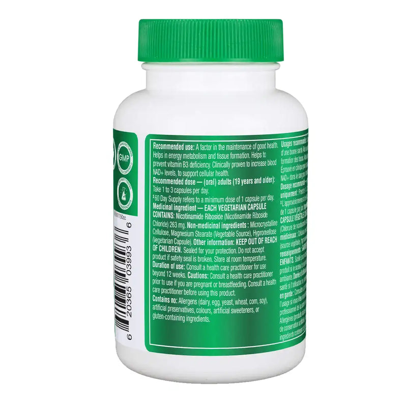 Organika NAD+ Booster 60 Vegetarian Capsules
