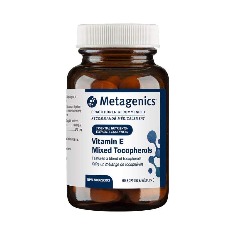 Metagenics Vitamin E Mixed Tocopherols (prev. E Complex-1:1) 60 Softgels