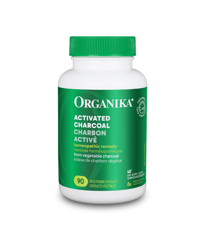Organika Activated Vegetable Charcoal 90 Veggie Caps