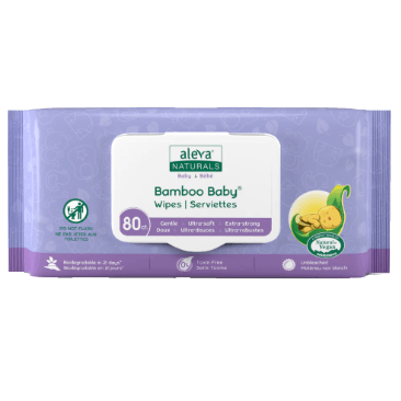 Aleva Bamboo Baby Wipes - 80 Wipes Baby & Toddler at Village Vitamin Store